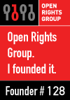 Open Rights Group (founding member)